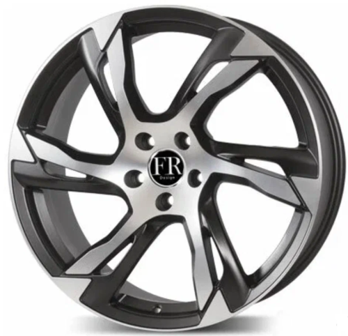 FR Replica Volvo V766 (XC90) 8.5x19 5*108 ET42.5 DIA63.4 CBMF/Черный матовый с алмазной проточкой